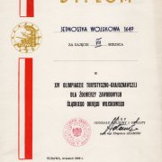 dyplom za olimpiade